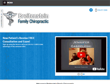 Tablet Screenshot of breitensteinfamilychiropractic.com